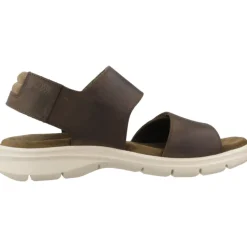 Platte sandalen met plakband