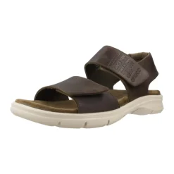 Platte sandalen met plakband