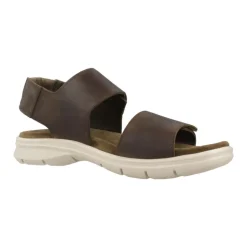 Platte sandalen met plakband