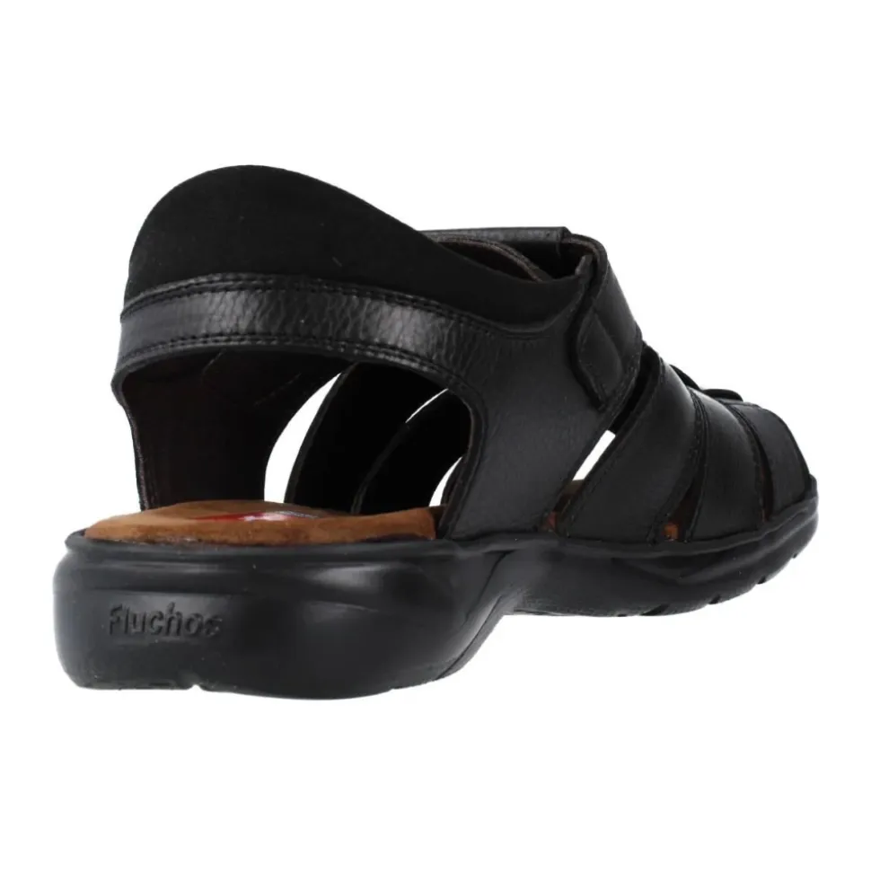 Platte Sandalen met Plakkerige Band