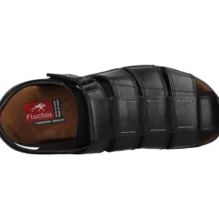 Platte Sandalen met Plakkerige Band