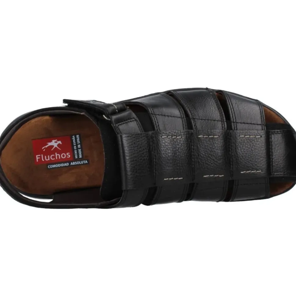 Platte Sandalen met Plakkerige Band