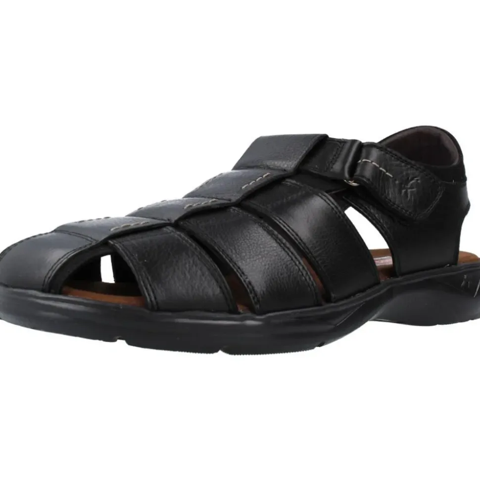 Platte Sandalen met Plakkerige Band