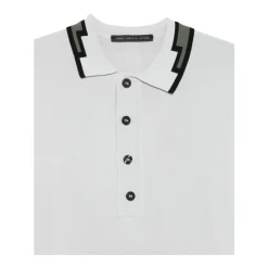 Polo shirt met zigzagkraag