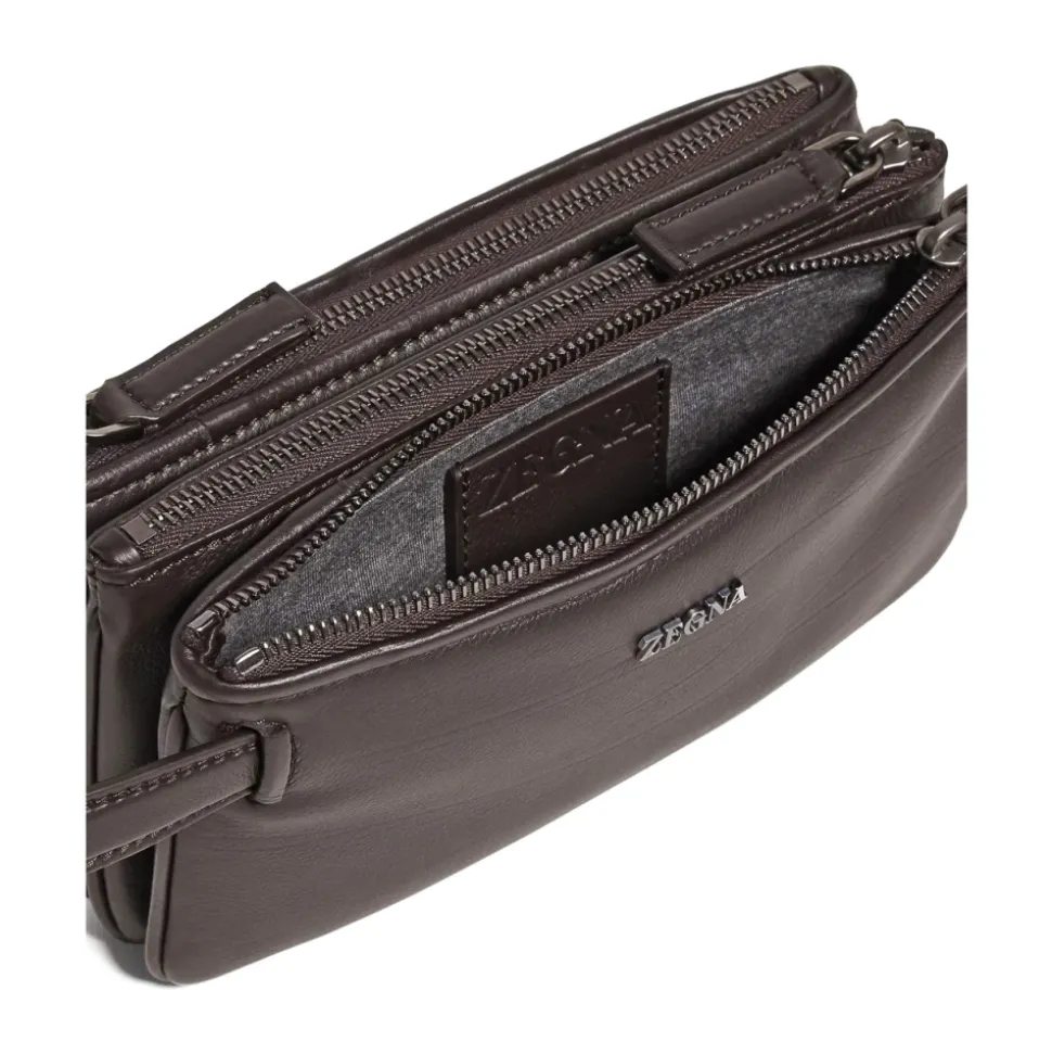 Pouch van soepel leer
