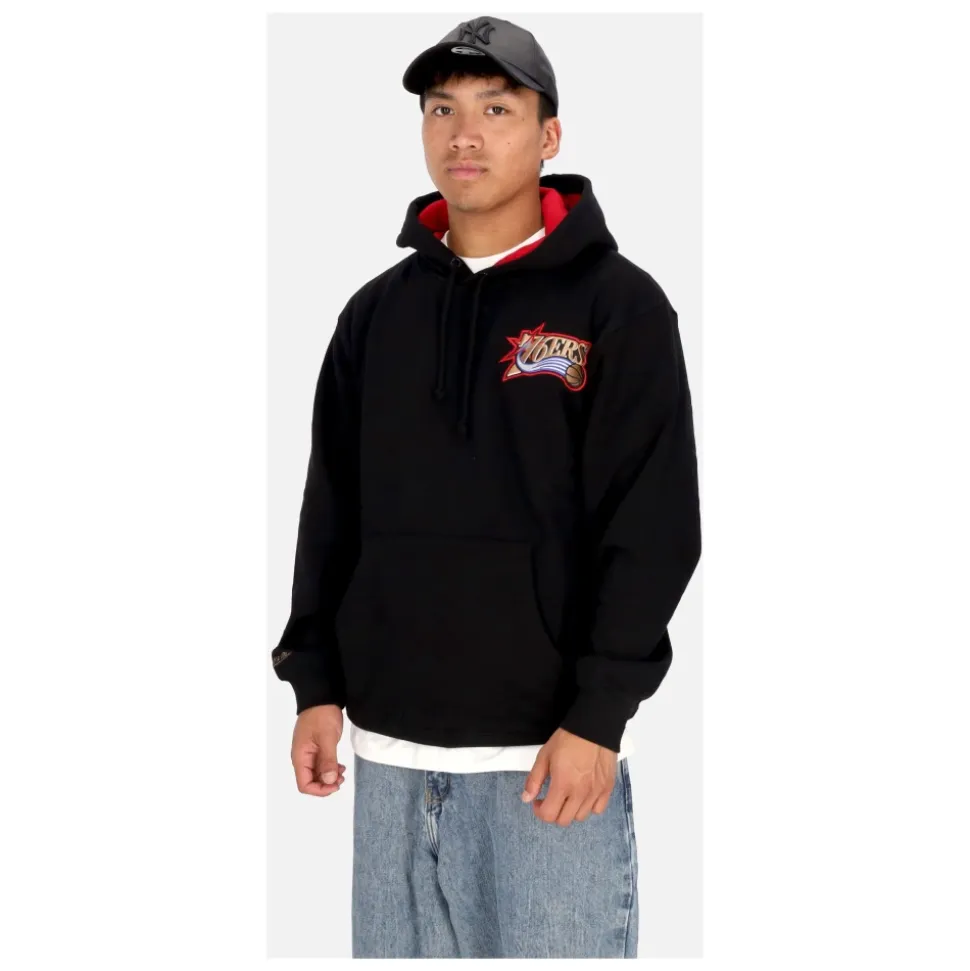 Premium Fleece Vintage Logo Hoodie Allen Iverson Phi76e