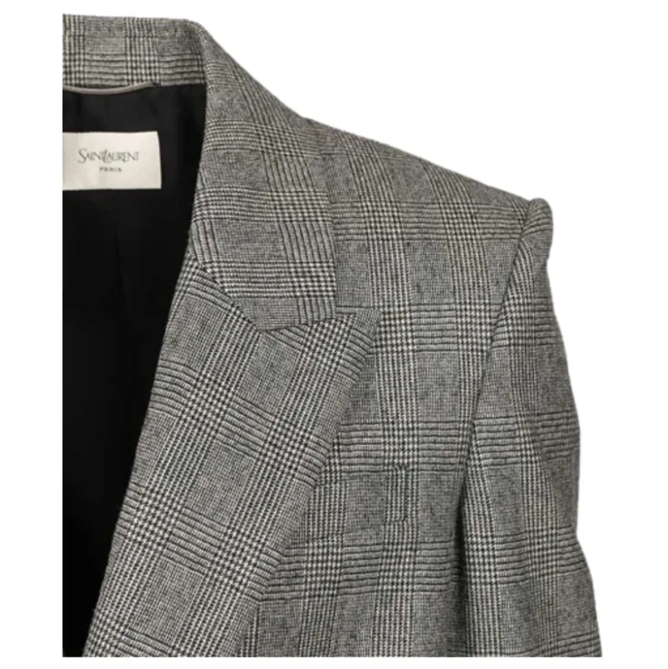 Prince of Wales Wool Flannel Jacket