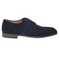 Printed Suede Lace-Up