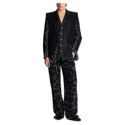 Pyjama shirt met 9 panets print