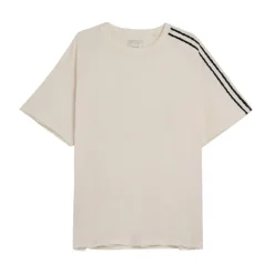 Raw Edge 3-Stripes Short Sleeve Tee