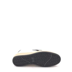 Retro Sun Leren Sneakers Wit