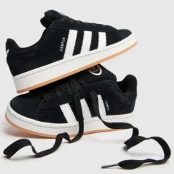 Retro Campus Sneakers Zwart-Wit