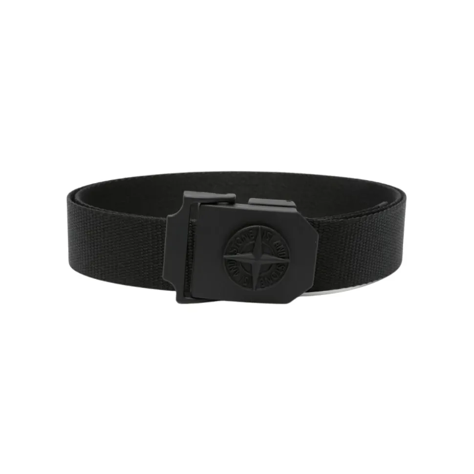 Riem met Box Gesp en Kompas Logo