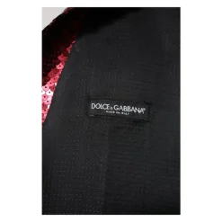 Rode Pailletten Formele Vest