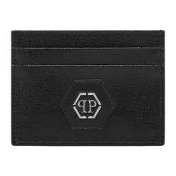 Saffiano Leather Card Holder Hexagon