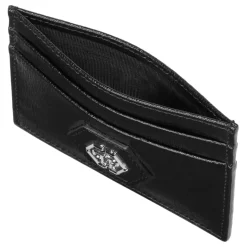 Saffiano Leather Card Holder Hexagon