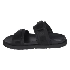 Sandalen met gekruiste bandjes en grove zool