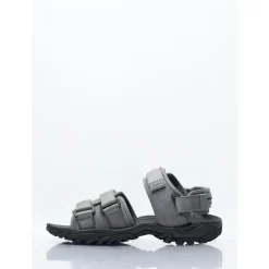 Sandalen met bandjes en logo-appliqué