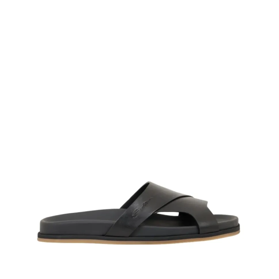 Sandalen met gekruiste bandjes