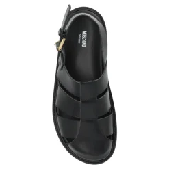 Sandalen van geborsteld kalfsleer Sportief