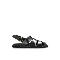 Sandalen van geborsteld kalfsleer Sportief