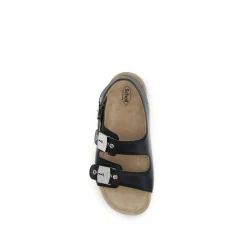 Scholl Platte Sandalen met Verstelbare Banden
