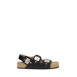 Scholl Platte Sandalen met Verstelbare Banden
