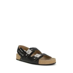 Scholl Platte Sandalen met Verstelbare Banden
