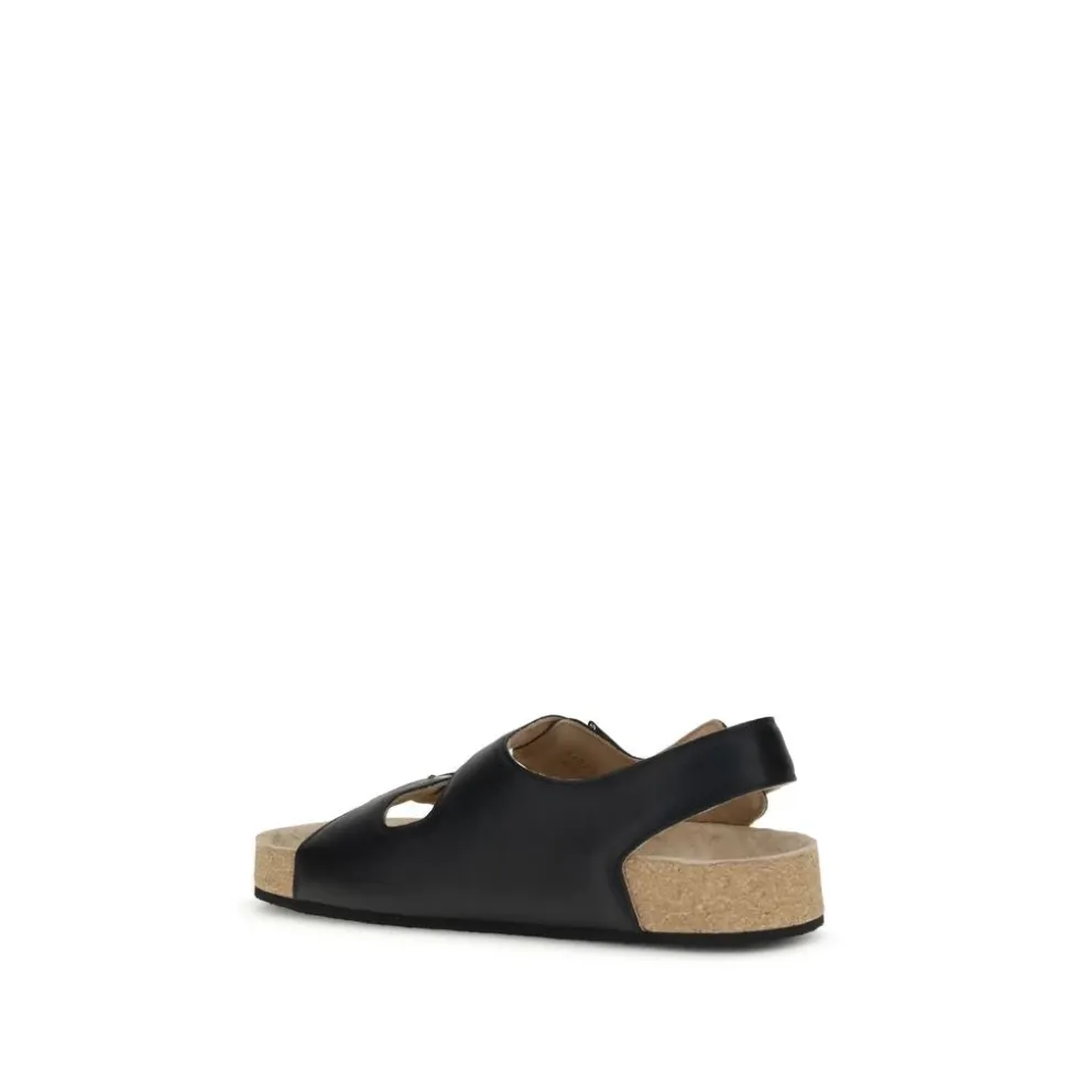 Scholl Platte Sandalen met Verstelbare Banden