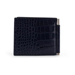 Shiny Printed Croc Exotic Line Money Clip Portemonnee