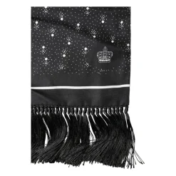 Silk Dotted Print Foulard