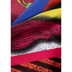 Silk Scarf with Formula 6 Print