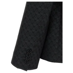 Skull Jacquard Deconstructed Jacket
