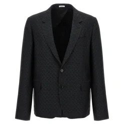 Skull Jacquard Deconstructed Jacket