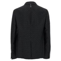 Skull Jacquard Deconstructed Jacket