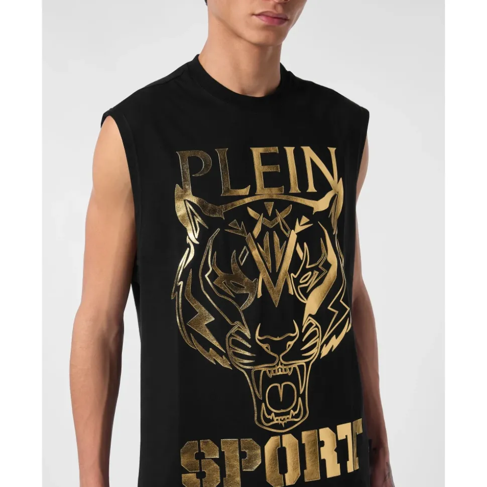 Sleeveless T-shirt Round Neck SS Tiger