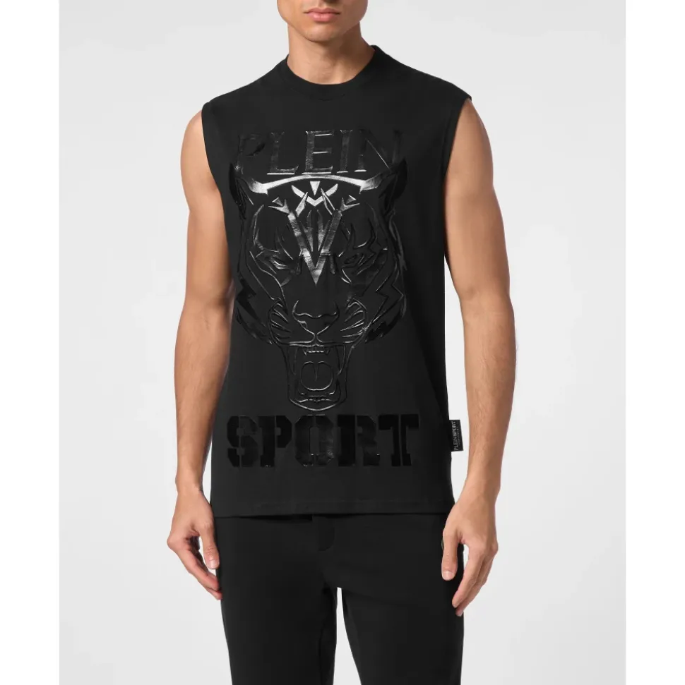Sleeveless T-shirt Round Neck SS Tiger