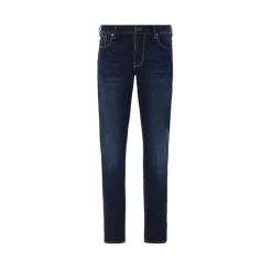 Slim Denim Jeans met Logo Label