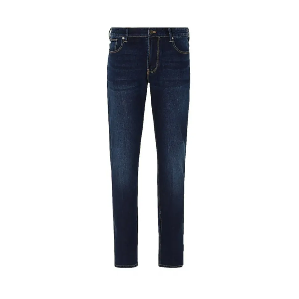 Slim Denim Jeans met Logo Label