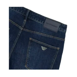 Slim Denim Jeans met Logo Label