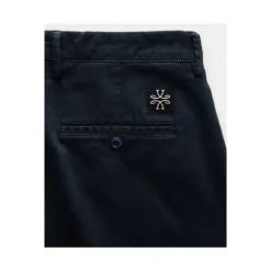 Slim Fit Donkerblauwe Katoenen Chino's