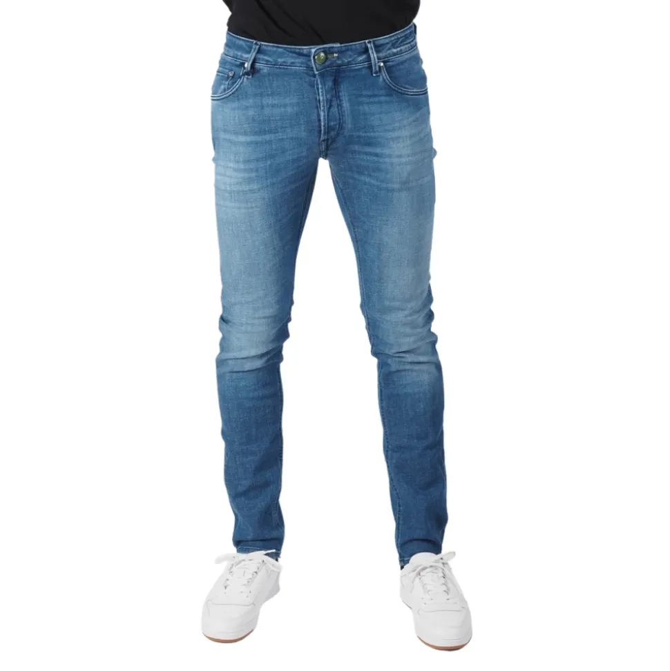 Slim Fit Licht Gewassen Jeans