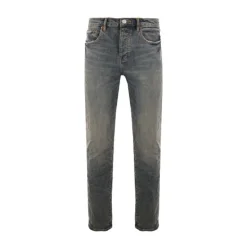 Slim-Fit Denim Jeans in Indigo met Distressed Effect