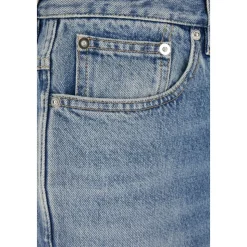 Slim fit katoenen denim broek