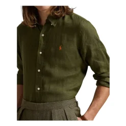 Slim Fit Linnen Overhemd