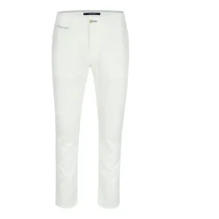 Slim Fit Roomkleurige Chino Broek