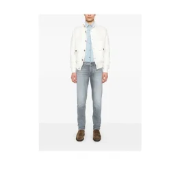 Slim Grey Nick Jeans met Rips