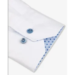 Slimline C75 RM Cuff Contrast Shirt