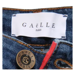 Slimme Denim Broek met Scheuren