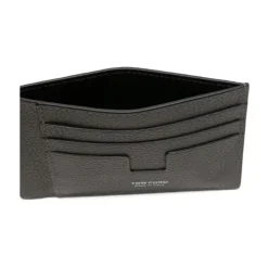 Soft Grain Leather T Line Oversize Card Holder